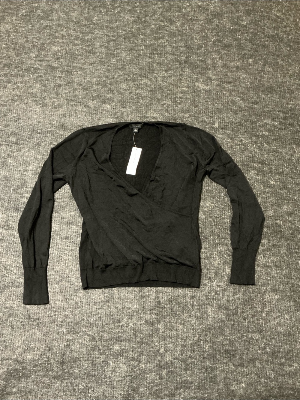 Ann Taylor Black Knit Cardigan